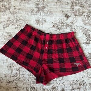 Checkered PINK PJ shorts